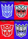 TRANSFORMERS LOGO PACK VINYL DECAL ASST (Net)