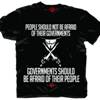 V FOR VENDETTA PEOPLE & GOVT BLK PX T/S