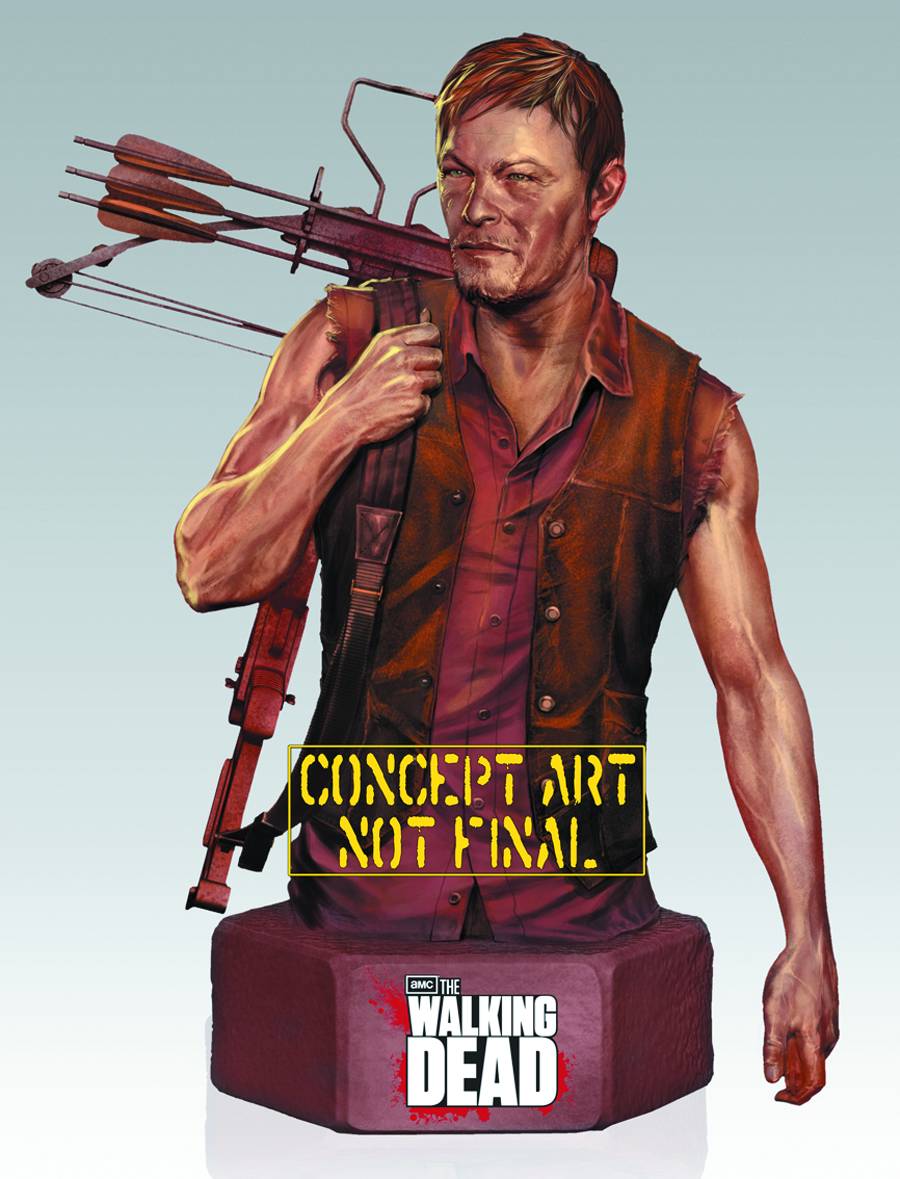 WALKING DEAD TV DARYL DIXON MINI-BUST